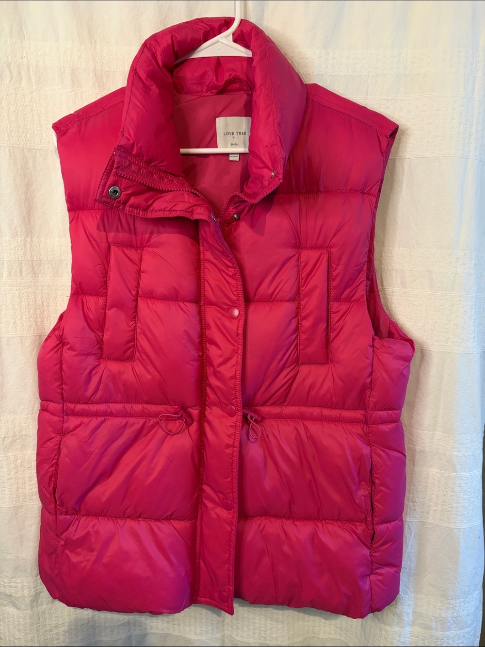 Hot pink vest size small